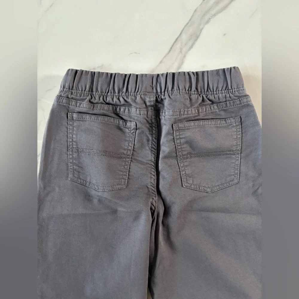 Carter's Charcoal Elastic-Waist Kids Pants - Picture 7 of 7